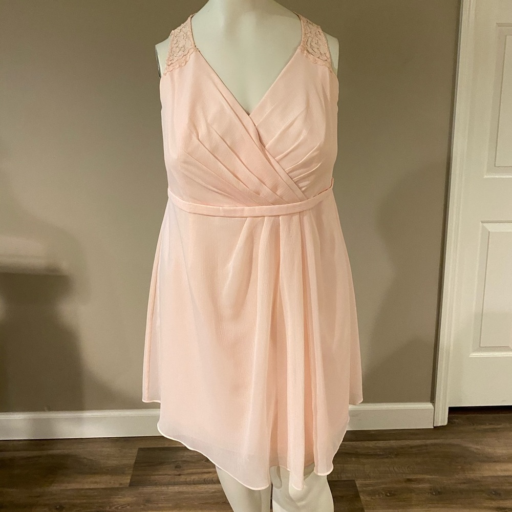 David’s Bridal bridesmaid dress.